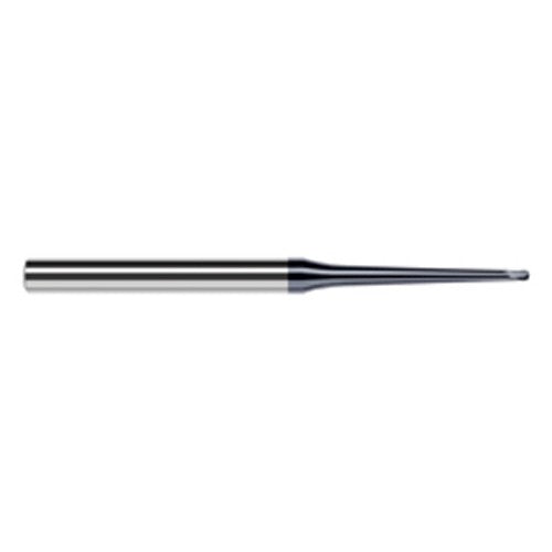 1/16″ Dia. × 1/4″ Shank × 0.05″ DOC × 3″ OAL, Carbide AlTiN, 2 Flute, Ballnose End Mill