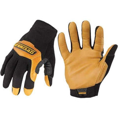 ironCLAD - Size XL (10) Goatskin Work Gloves - For Mechanic's & Lifting, Uncoated, Slip-On Cuff, Black, Paired - Americas Industrial Supply