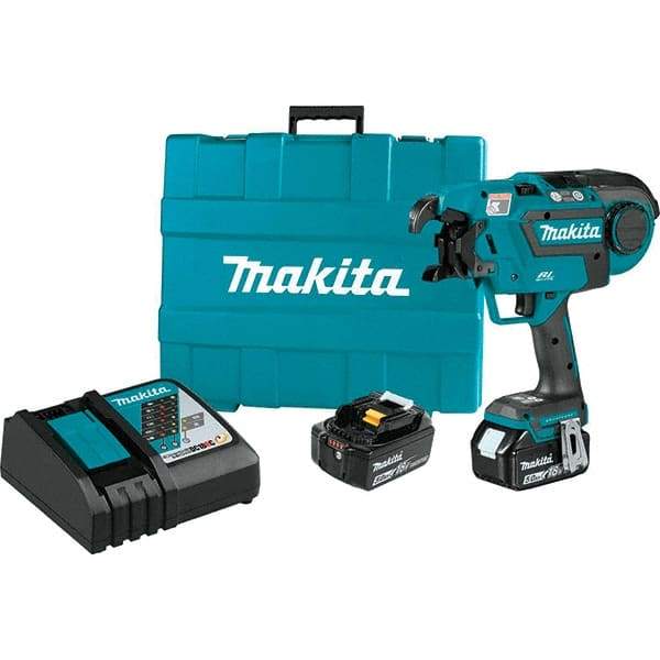 Makita - Cordless Rebar Tying Tool Voltage: 18.0 Rebar Size Capacity: #5 x #5 - Americas Industrial Supply