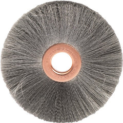 3″ Small Diameter Crimped Wire Wheel, .003″ Steel Fill, 1/2″ Arbor Hole - Americas Industrial Supply