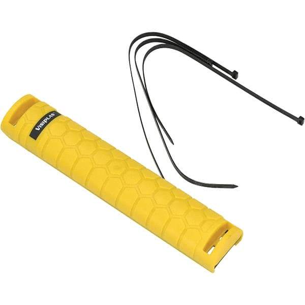 Vestil - 3" Long, Polyethylene Rack Guard - Yellow - Americas Industrial Supply