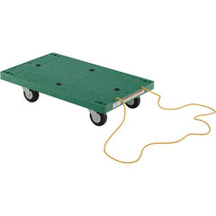 Vestil - 500 Lb Capacity Plastic Dolly - 30" Long x 18" Wide - Americas Industrial Supply