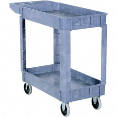 Vestil - 550 Lb Capacity, 17" Wide x 39-1/2" Long x 28" High Bin Cart - 2 Shelf, Plastic - Americas Industrial Supply