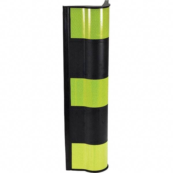 Vestil - Rubber Corner Protectors - Yellow/Black - Americas Industrial Supply