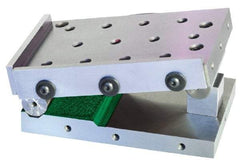 Harig - 4" Long x 6" Wide x 4" High, Precision Steel Sine Plate - Includes 2 Rails - Americas Industrial Supply