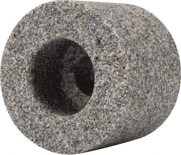 Norton - 60 Grit Aluminum Oxide Type 5 Internal Grinding Wheel - 1-1/4" Diam x 3/8" Hole x 1" Thick, 25,975 Max RPM, Type 5 Medium Grade, K Hardness, Vitrified Bond, One-Side Recess - Americas Industrial Supply