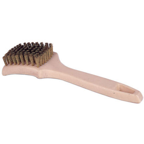 Large Tire Cleaning Brush, Brass Fill - Americas Industrial Supply