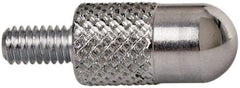 Mitutoyo - M2.5x0.45, 5mm Ball Diam, Carbide Shell Contact Point - 10mm Contact Point Length, Use with AGD 1,2,3,4 - Americas Industrial Supply