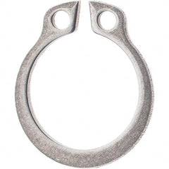Rotor Clip - 75mm Shaft Diam, 72mm Groove Diam, Stainless Steel Metric External SH Style Retaining Ring - Americas Industrial Supply