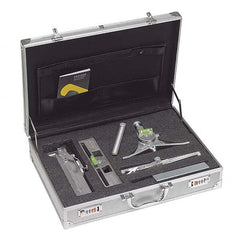 Jackson Safety - Layout & Setup Kits Type: Accessory Kit Contents: #1 Curvo-Mark Marker; #7 Centering Head; #8 Pro-Mag Level; Standard Radius Marker; Square Soap Stone & Holder; Loackable Metal Carrying Case - Americas Industrial Supply