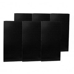 Wall Control - 96" Wide x 32" High Peg Board Storage Board - 6 Panels, Metal, Black - Americas Industrial Supply