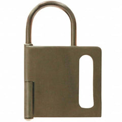 Brady - Lockout Hasps Hasp Type: Hinged Jaw Type: Single Jaw - Americas Industrial Supply