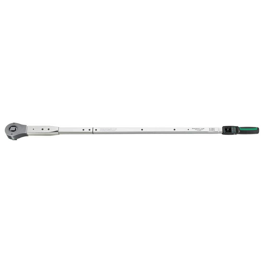 Torque Wrenches; Wrench Type: Digital Torque Wrench; Drive Type: Square Drive; Torque Measurement Type: Foot Pound; Inch Pound; Nm; Minimum Torque (Ft/Lb): 60.00; Maximum Torque (Ft/Lb): 600.00; Overall Length (Decimal Inch): 49.3000; Head Type: Reversibl