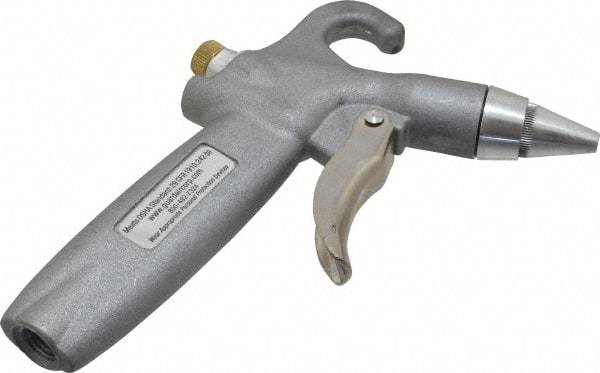 Guardair - 120 Max psi Whisper Jet Pistol Grip Blow Gun - 1/4 NPT Inlet, Aluminum - Americas Industrial Supply