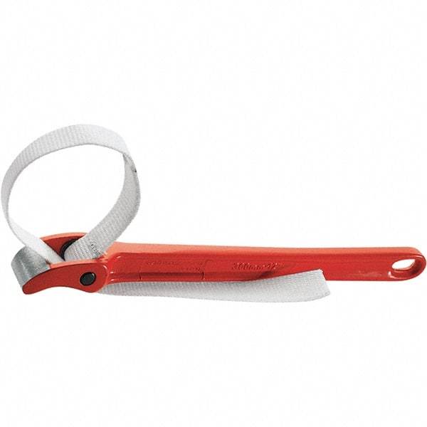 Rothenberger - 12" Max Pipe Capacity, 13-3/4" Long, Strap Wrench - 3" Actual OD, 16" Handle Length - Americas Industrial Supply