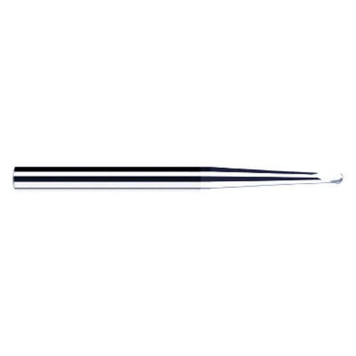 3/32″ Dia. × 3/16″ Shank × 0.074″ DOC × 2″ OAL, Carbide TiB2, 2 Flute, Ballnose End Mill