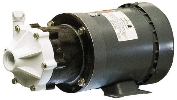 Little Giant Pumps - 1/3 HP, 40-1/2 Shut Off Feet, Magnetic Drive Pump - 1 Phase, 60 Hz - Americas Industrial Supply