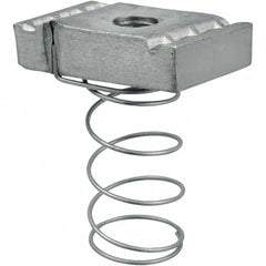 Thomas & Betts - Framing Channel & Strut Accessories Type: Spring Strut Nut For Use With: 1-1/2" Deep Channels - Americas Industrial Supply