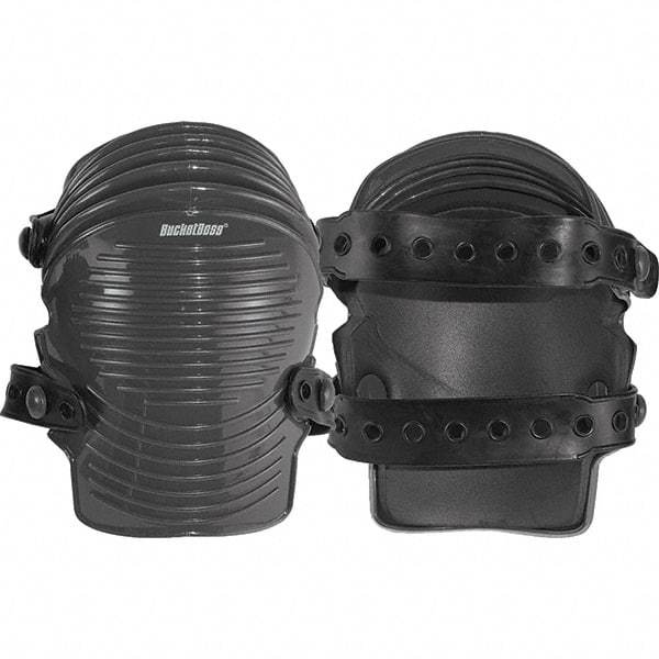 Bucket Boss - Knee Pads Strap Type: Buttons Hard Protective Cap: No - Americas Industrial Supply