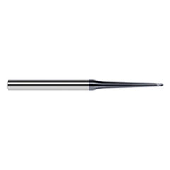 ‎1/8″ Dia. × 1/4″ Shank × 0.1″ DOC × 2-1/2″ OAL, Carbide AlTiN, 2 Flute, Ballnose End Mill