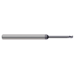 Harvey Tool - Corner Radius & Corner Chamfer End Mills; Mill Diameter (Decimal Inch): 0.0600 ; End Type: Corner Radius ; Corner Radius (Decimal Inch): 0.0100 ; Number of Flutes: 3 ; Material: Solid Carbide ; Finish/Coating: AlTiN Nano - Exact Industrial Supply