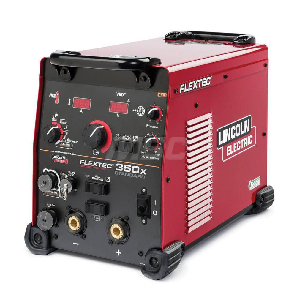 Multi-Process Welders; Welding Processes: FCAW; SMAW; DC TIG; MIG; GMAW; Phase: 3; Input Amperage: 18; Output Amperage: 5; Frequency (Hz): 50/60; Wire Size Range: 0.035-1/16 in; Duty Cycle: 100%; Overall Width: 13; Overall Depth: 23; Overall Height (Inch)