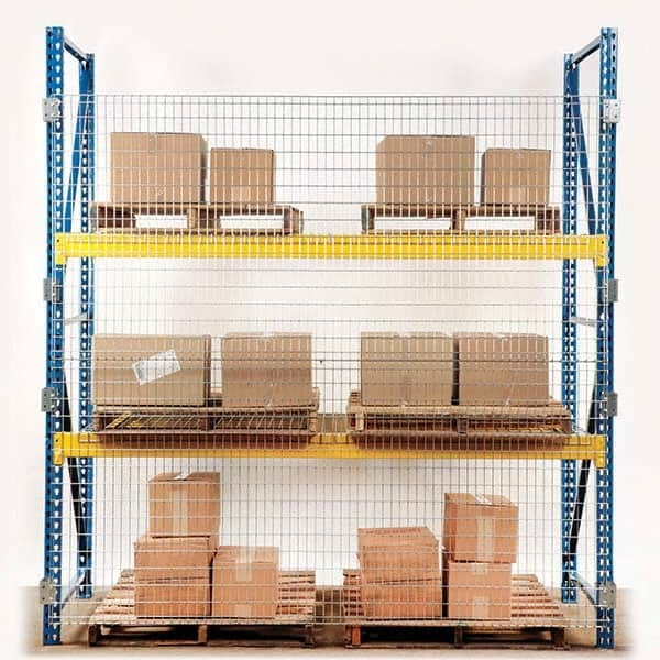 Folding Guard - Temporary Structure Partitions Type: Qwik Fence Pallet Rack Backing Height (Feet): 3 - Americas Industrial Supply