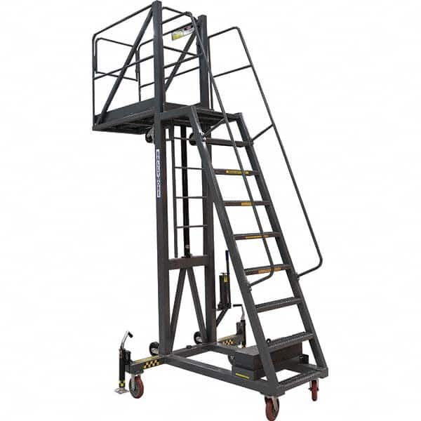 Ballymore - Rolling & Wall Mounted Ladders & Platforms Type: Tank Top Lift Style: Hydraulic - Americas Industrial Supply