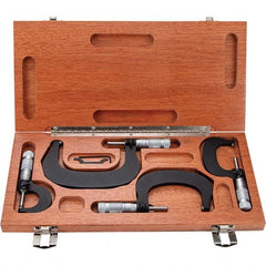 TESA Brown & Sharpe - Mechanical Outside Micrometer Sets Minimum Measurement (Inch): 0 Minimum Measurement (Decimal Inch): 0 - Americas Industrial Supply