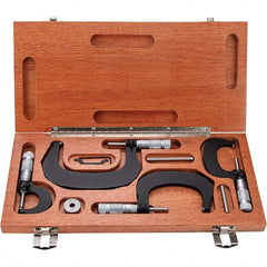 TESA Brown & Sharpe - Mechanical Outside Micrometer Sets Minimum Measurement (Inch): 0 Minimum Measurement (Decimal Inch): 0 - Americas Industrial Supply