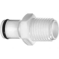 Value Collection - Plastic Quick-Disconnect Tube Couplings   Type: In Line Threaded-Male Plug    Nominal Flow Size: 1/4 (Inch) - Americas Industrial Supply