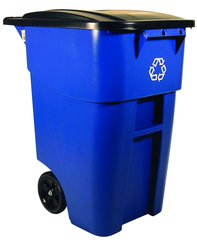 50 Gallon Brute Recycling Container with Lid - Americas Industrial Supply