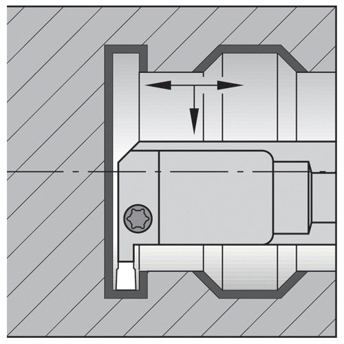 A16RWMTEL0416N W WIDIA INTEGRAL GROOVING BAR - Exact Industrial Supply