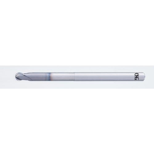 3 mm Dia. × 6 mm Shank × 2.4 mm DOC × 55 mm OAL, Carbide DURO, 2 Flute, Shrink Fit, Ballnose End Mill