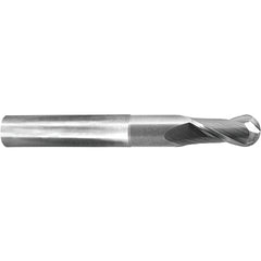 ‎5/16″ Dia. × 5/16″ Shank × 2-5/16″ DOC × 4 OAL, Carbide 2 Flute, Ballnose End Mill