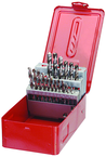 21 Pc. 1/16" - 3/8" by 64ths HSS Surface Treated Jobber Drill Set - Americas Industrial Supply