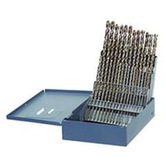60 Pc. #1 - #60 Wire Gage Cobalt Surface Treated Jobber Drill Set - Americas Industrial Supply