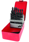 29 Pc. 1/16" - 1/2" by 64ths HSS Surface Treated Jobber Drill Set - Americas Industrial Supply