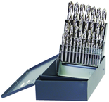 29 Pc. 1/16" - 1/2" by 64ths HSS Surface Treated Jobber Drill Set - Americas Industrial Supply