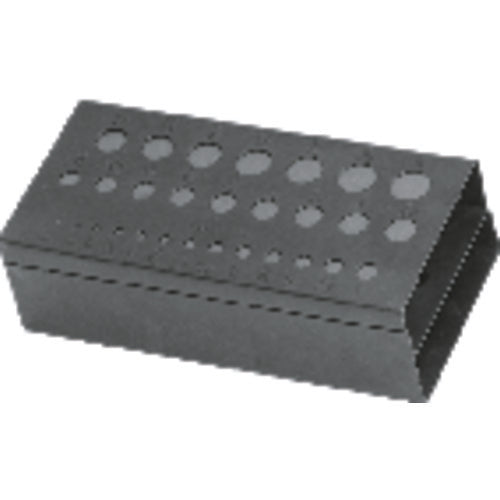 Cutting Tool Stand - Holds 1/16″-1/2″ × 64th Jobber Drill - Americas Industrial Supply