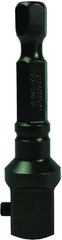 #EX-500-2 - 1/4" M Hex  - 1/2" M Square x 2" Overall Length Extension - Americas Industrial Supply