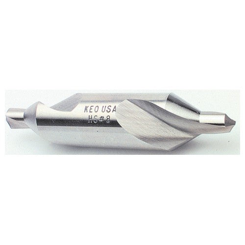 5 mm × 63 mm OAL 60 Degree HSS Plain Combined Drill and Countersink Uncoated - Americas Industrial Supply
