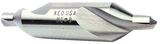 #6 x 3 OAL 60° HSS Combined Drill & Countersink-TiN Coated - Americas Industrial Supply
