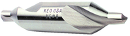 #8 60° High Speed Steel Center Drill-Plain - Left Hand - Americas Industrial Supply