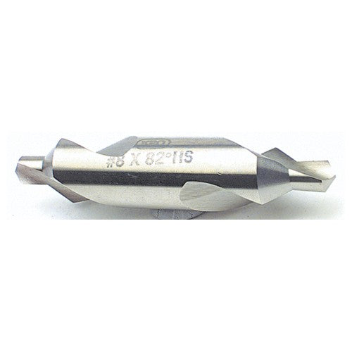 #3 × 2″ OAL 90 Degree HSS Plain Combined Drill and Countersink Uncoated - Americas Industrial Supply