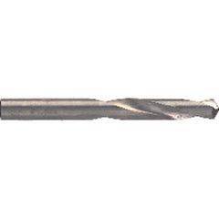 #40 Dia. × 0.098″ Shank × 1″ Flute Length × 2″ OAL, 5XD, 118°, Uncoated, 2 Flute, External Coolant, Round Solid Carbide Drill - Americas Industrial Supply