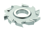 4 x 7/16 x 1-1/4 - HSS - Staggered Tooth Side Milling Cutter-AL - 10T - Uncoated - Americas Industrial Supply