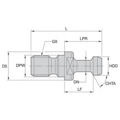 RK40BT1M PULL STUD - Americas Industrial Supply