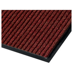 2 feet × 3 feet Red Rib Carpet Entry Mat - Americas Industrial Supply