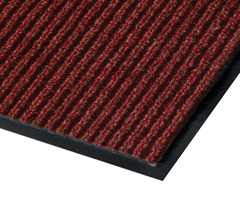 3'x4' Red Rib Carpet Entry Mat - Americas Industrial Supply
